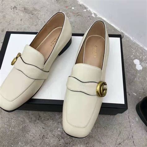 gucci python leather loafers|Gucci white loafers women.